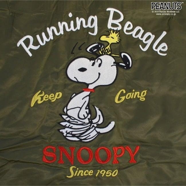 スヌーピー　MA-1　Mサイズ　ブラック　SNOOPY　PEANUTS　新品