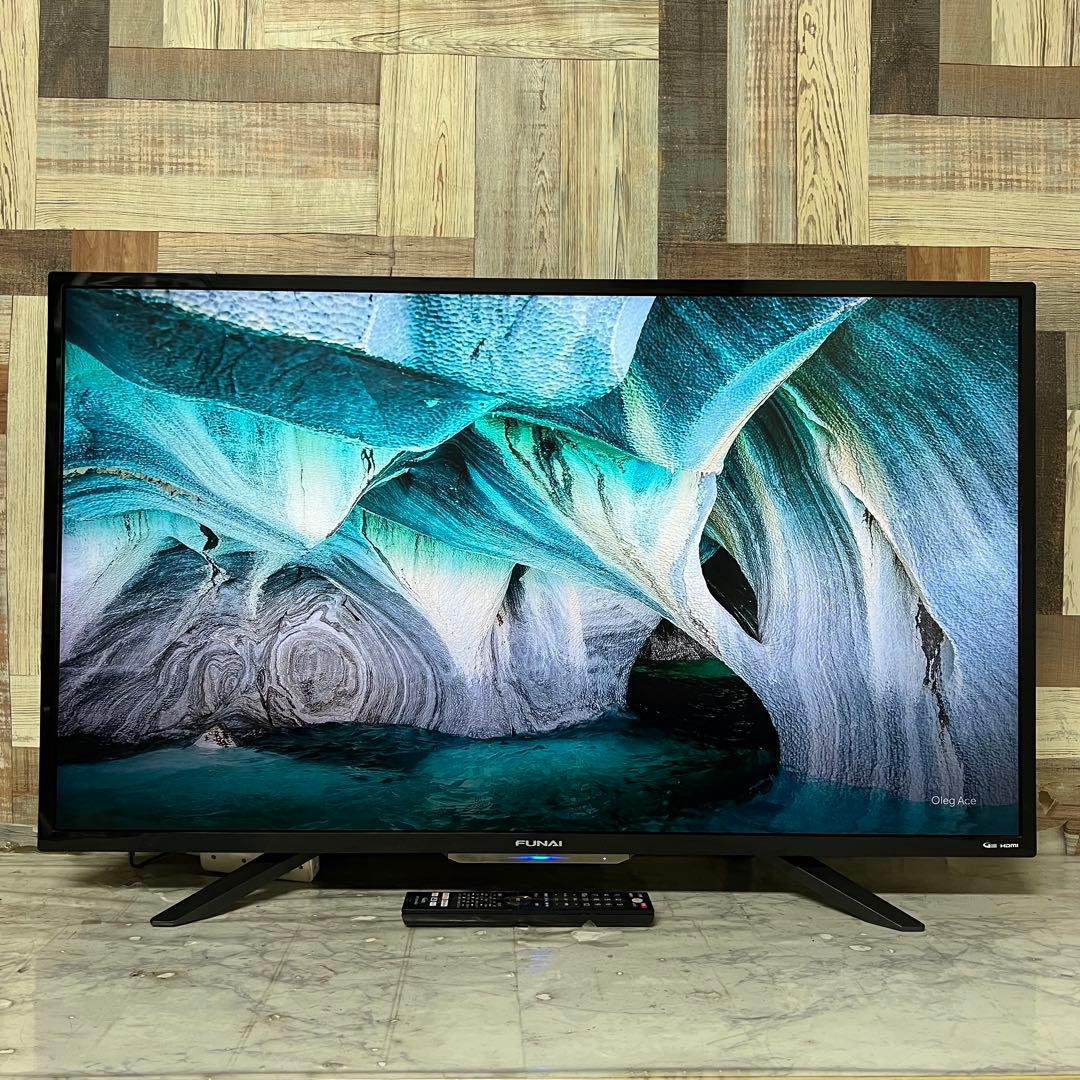 全国送料込❣️ハイスペックFUNAI43型4K録画機能内蔵テレビ ネットアプリ視聴