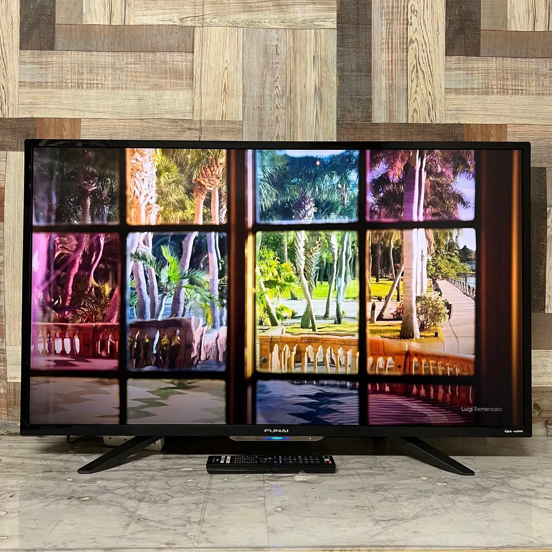 全国送料込❣️ハイスペックFUNAI43型4K録画機能内蔵テレビ ネットアプリ視聴