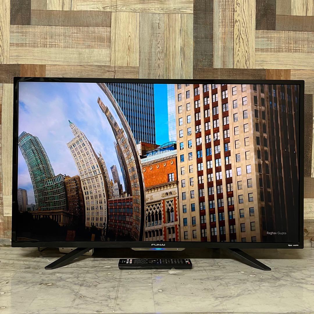 全国送料込❣️ハイスペックFUNAI43型4K録画機能内蔵テレビ ネットアプリ視聴