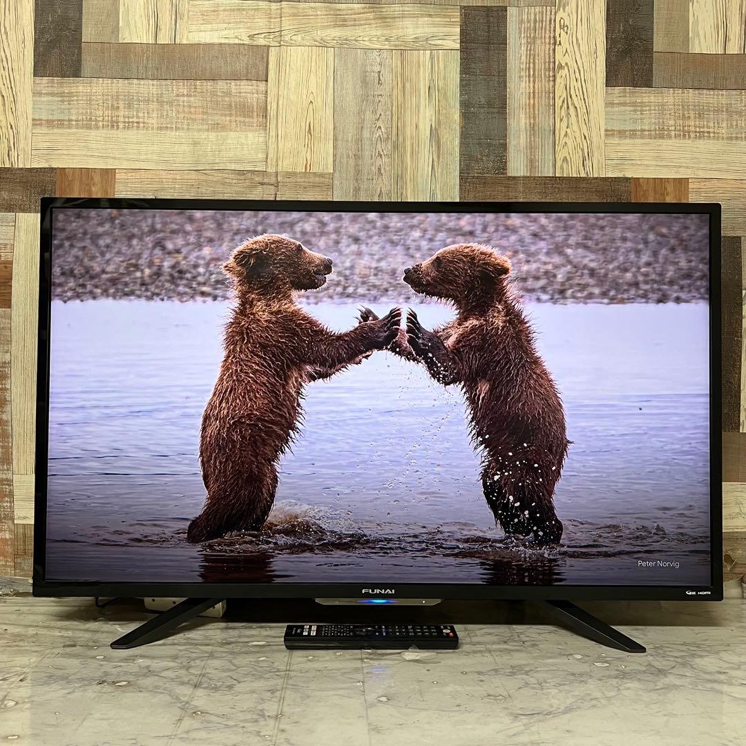 全国送料込❣️ハイスペックFUNAI43型4K録画機能内蔵テレビ ネットアプリ視聴