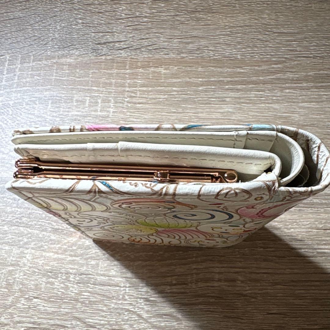 文庫屋大関 箱まち口金付き札入れ 水ふうせん 販売終了品 二つ折り財布