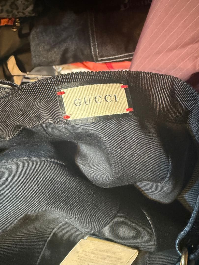 GUCCI ブラック キャップ M
