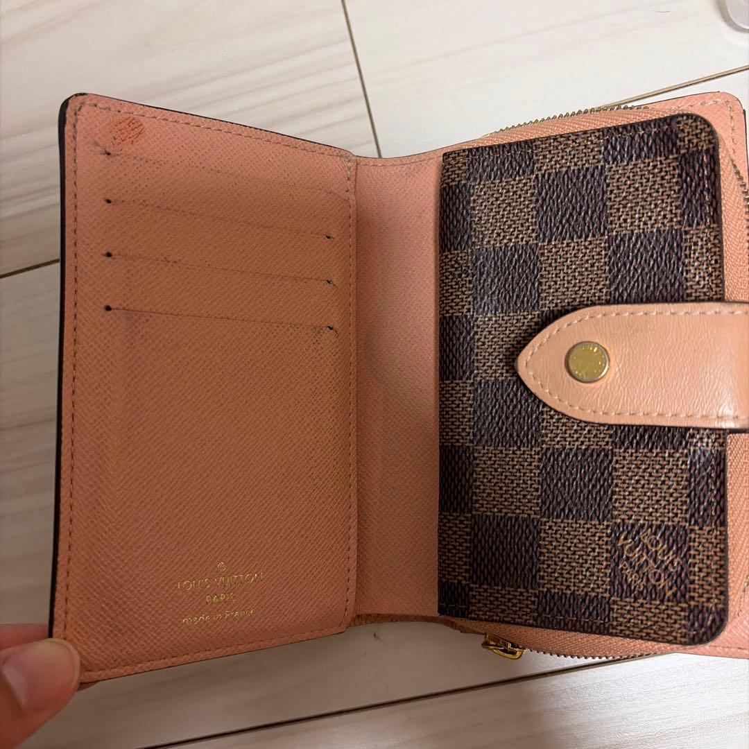 Louis Vuitton 二つ折り財布 ダミエ