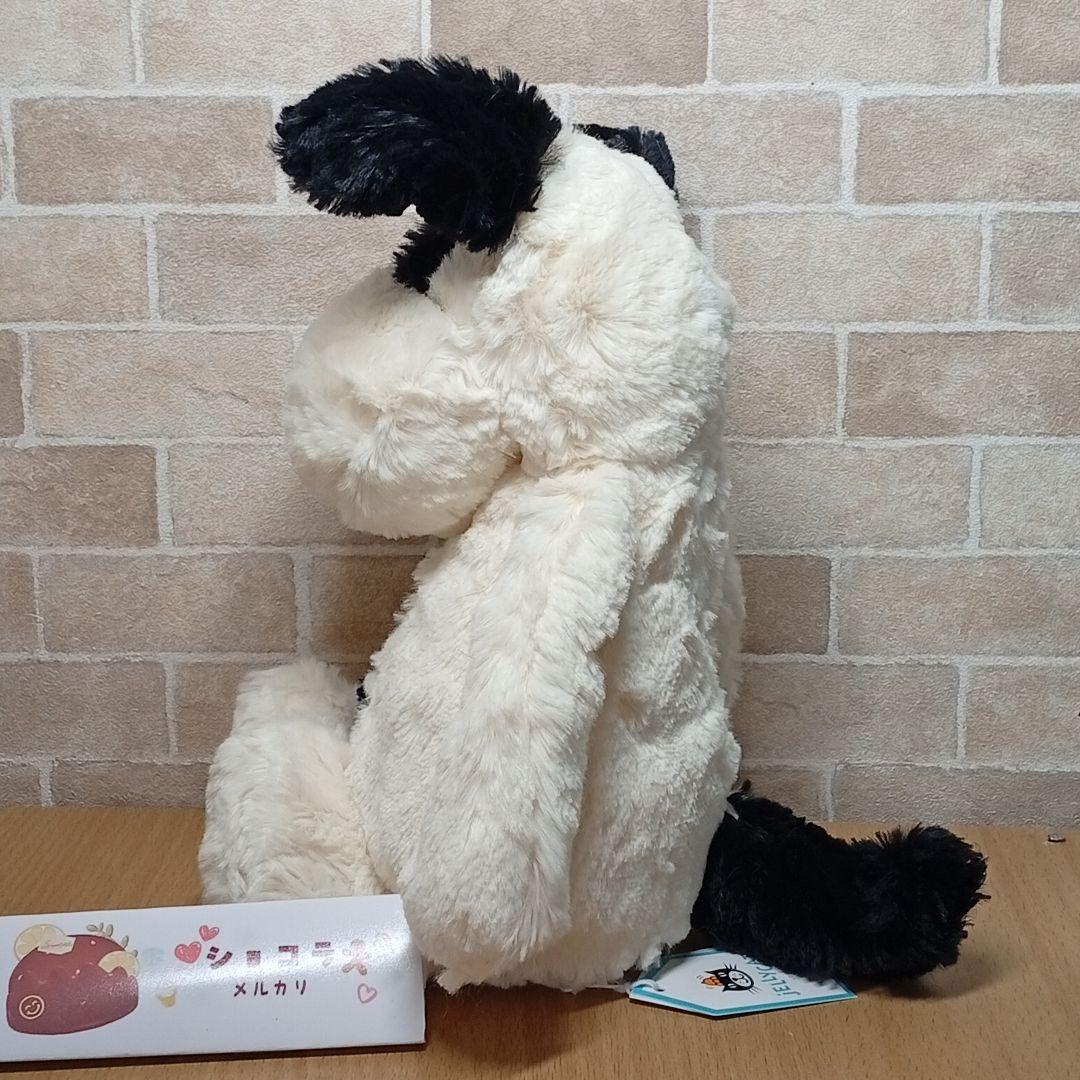  Black&Cream Puppy M 犬 ぬいぐるみ ドッグ