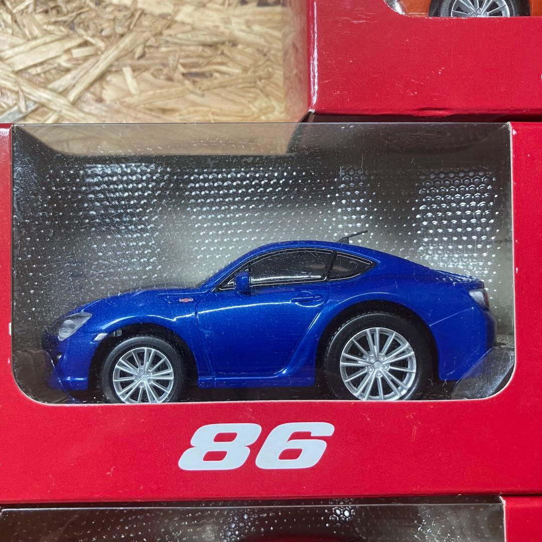 トヨタ 86 プルバックカー ミニカー 7色セット