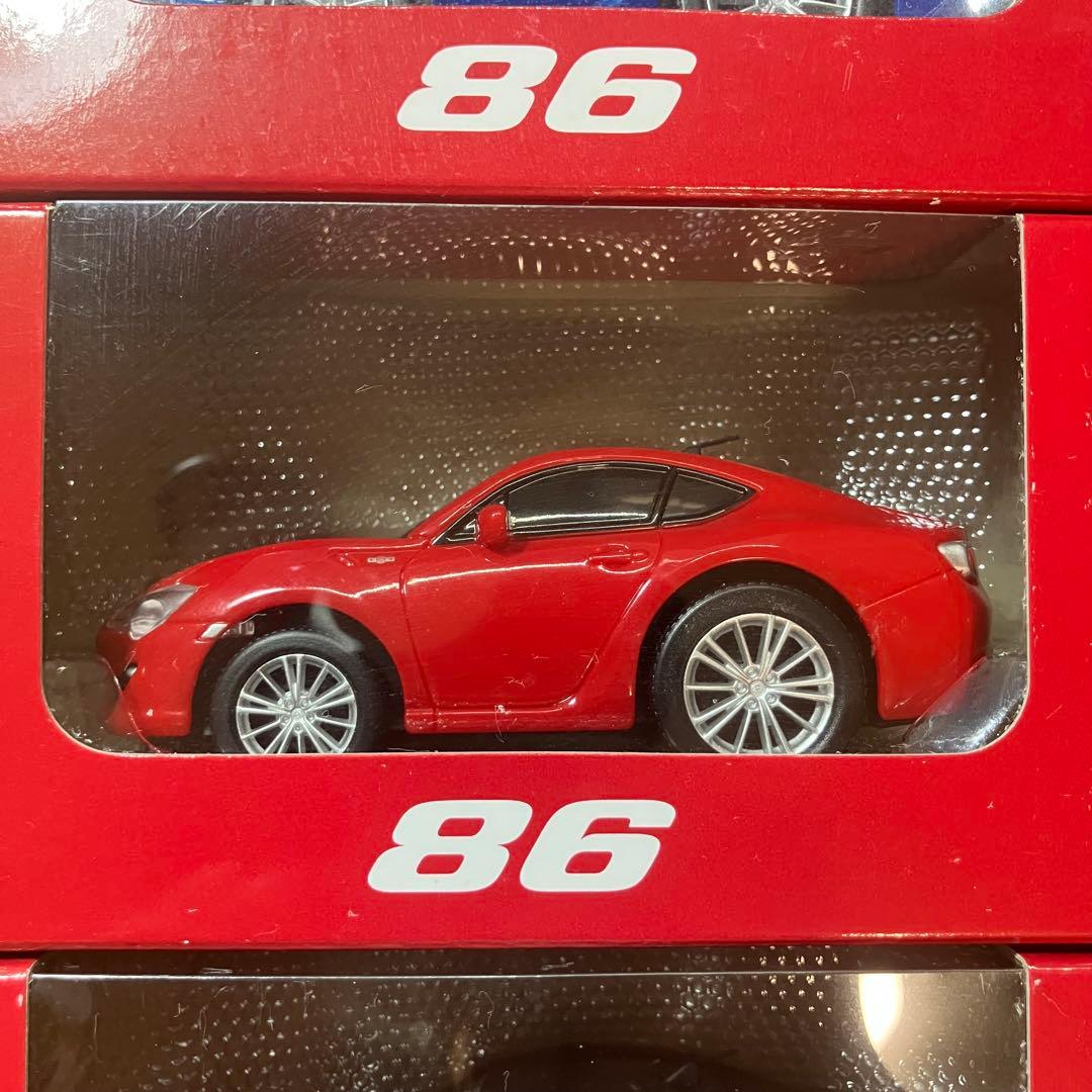 トヨタ 86 プルバックカー ミニカー 7色セット