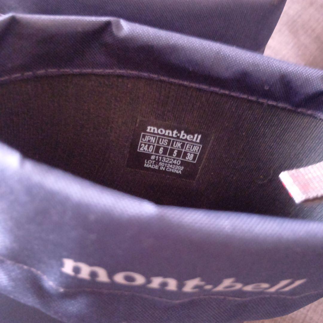 美品 montbell モンベル レインシューズ レディース 24cm