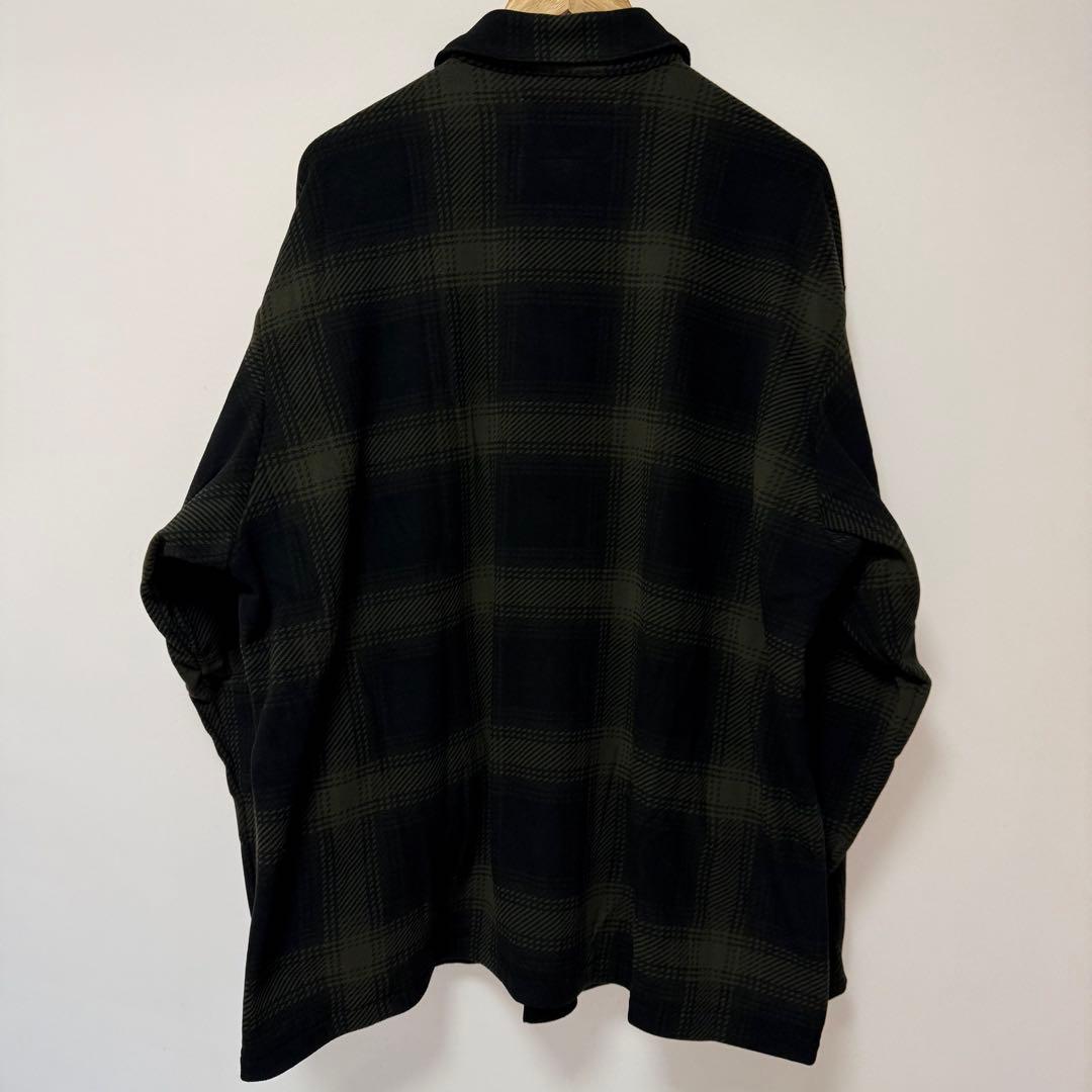 ジャケット・アウター WACKO MARIA CHECK FLEECE SHIRT JACKET