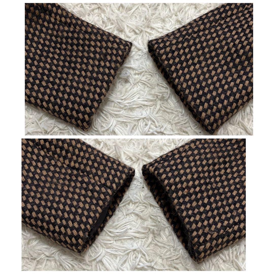MAX MARA マックスマーラ テーラードジャケット　レザー切替 白タグ