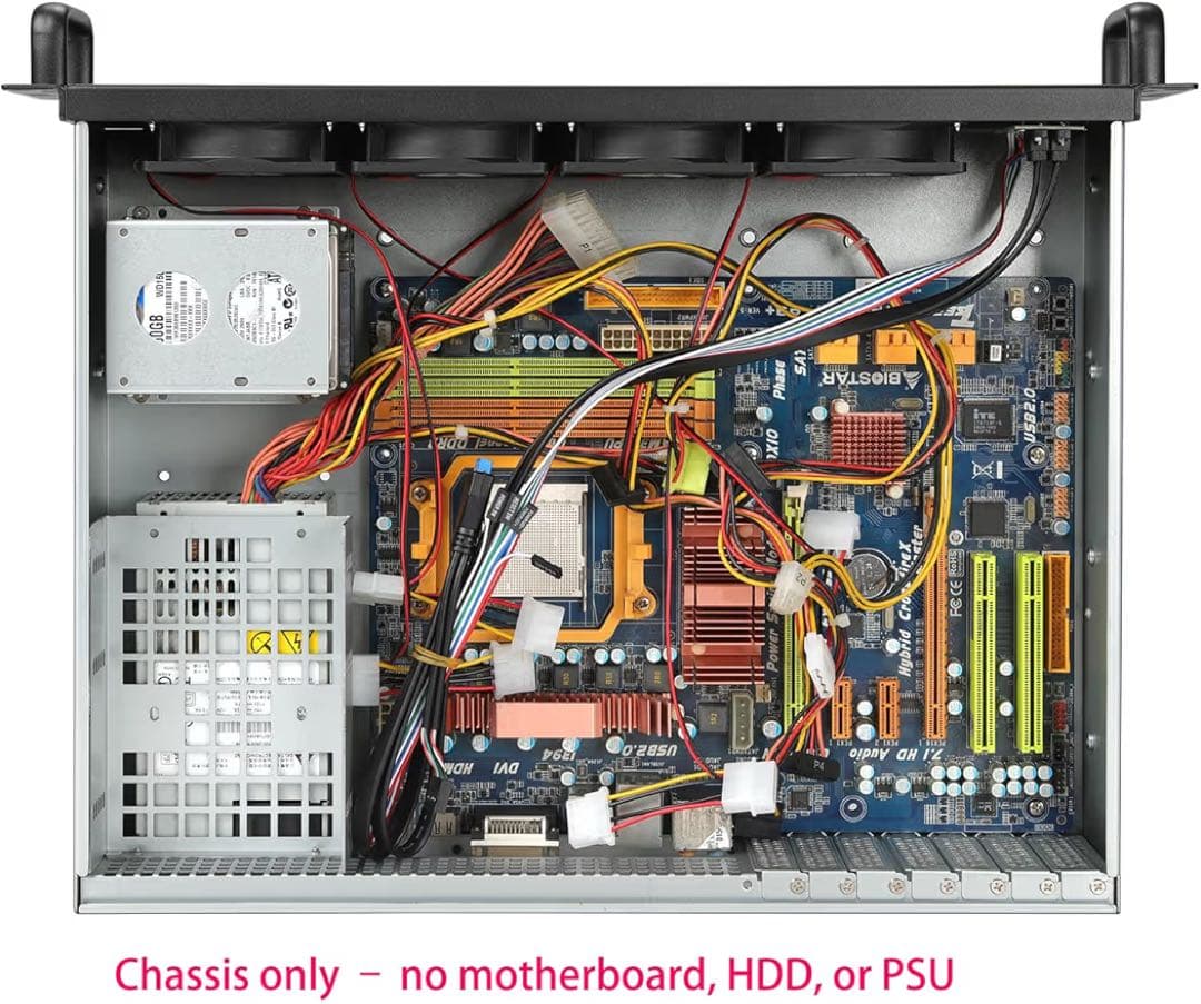 2U ATX ラックマウントシャーシ奥行13.38 Flex
