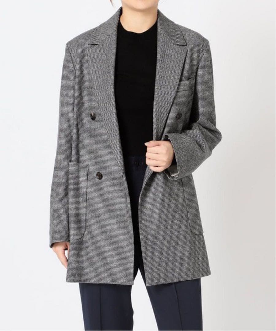 IENA LA BOUCLE 先染めフラノ W前ジャケット◆ ¥39,600