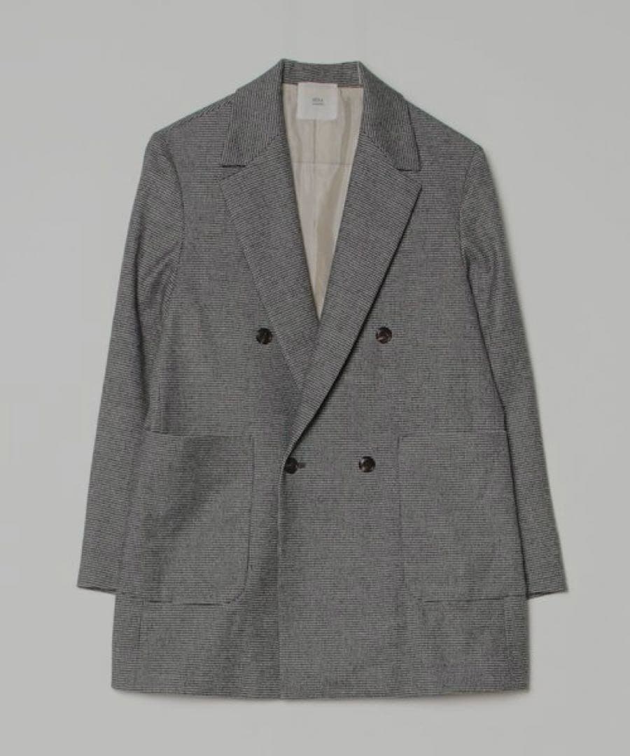 IENA LA BOUCLE 先染めフラノ W前ジャケット◆ ¥39,600