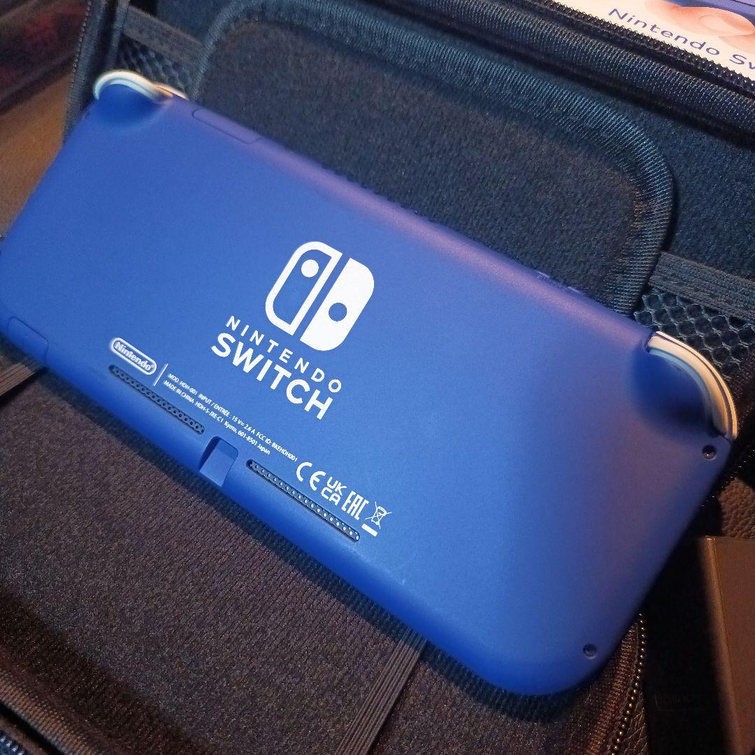 Nintendo Switch Lite 青色 本体 超美品ケース付き