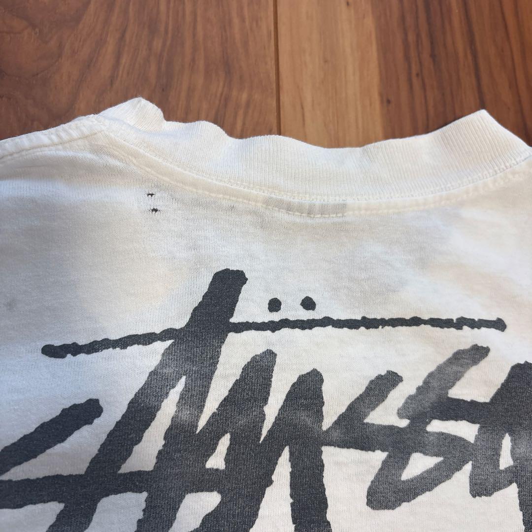 OLD STUSSY 黒タグ 80'S スカル usa製 Lサイズ
