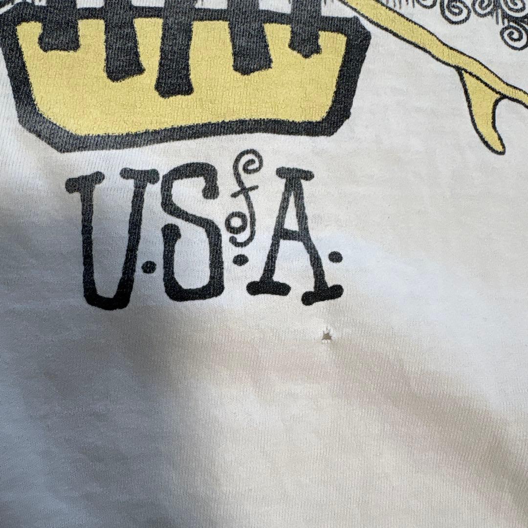 OLD STUSSY 黒タグ 80'S スカル usa製 Lサイズ