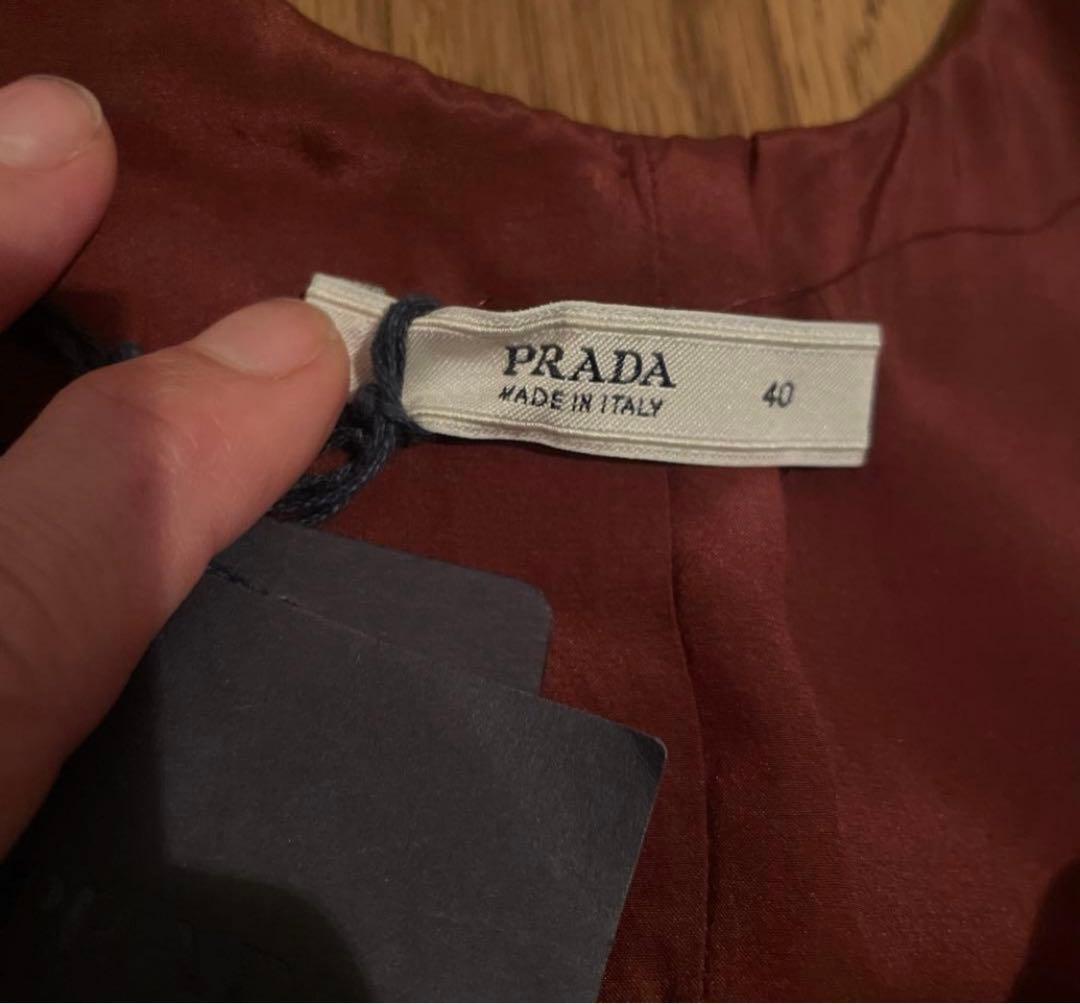 【PRADA】新品タグ付き　訳あり　ウール100% ワンピース
