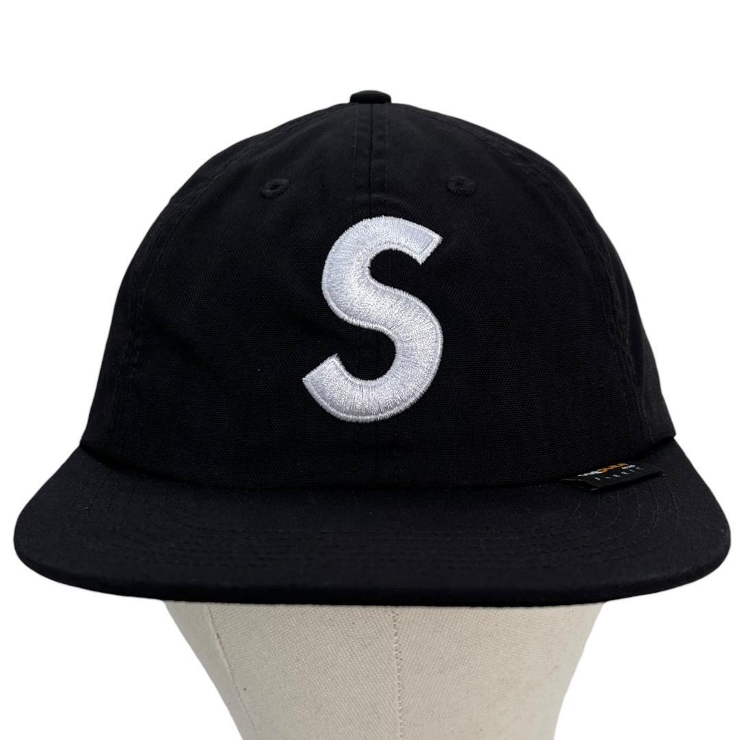 ヒ*郎様 @5877 Supreme キャップ コーデュラ Sロゴ 6パネル ブ