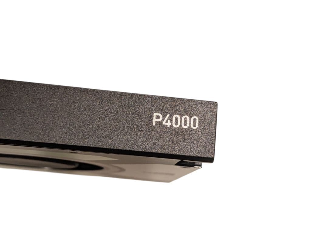 NVIDIA Quadro P4000 動作確認済み