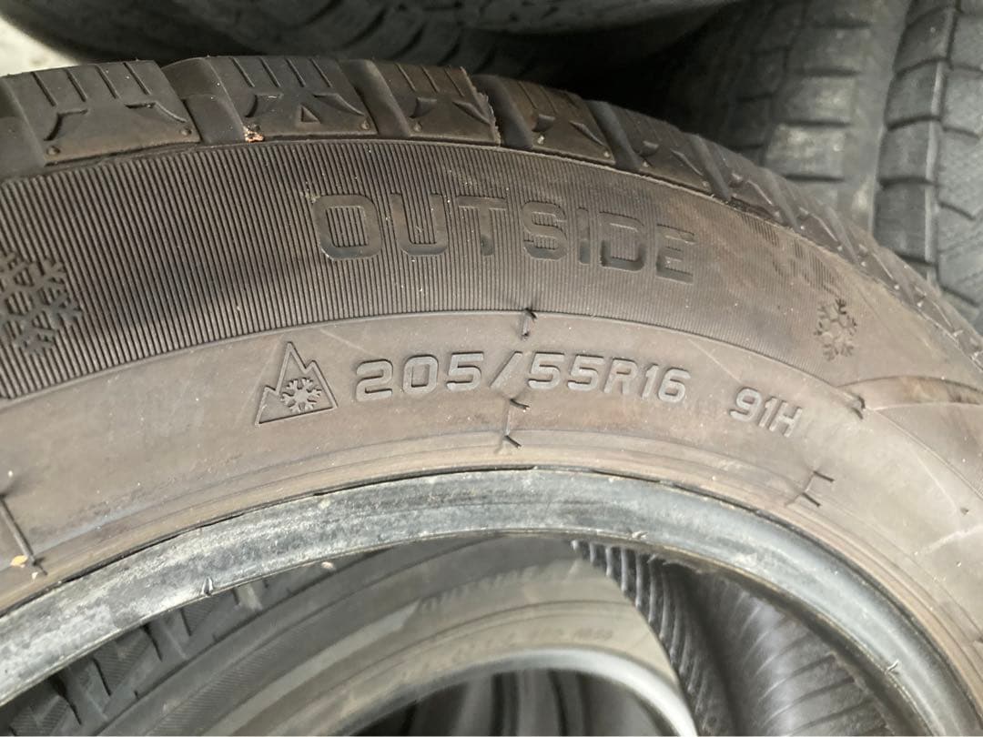 2021年ほぼ新品！ハイフライWin-turi212 205/55R16 2本