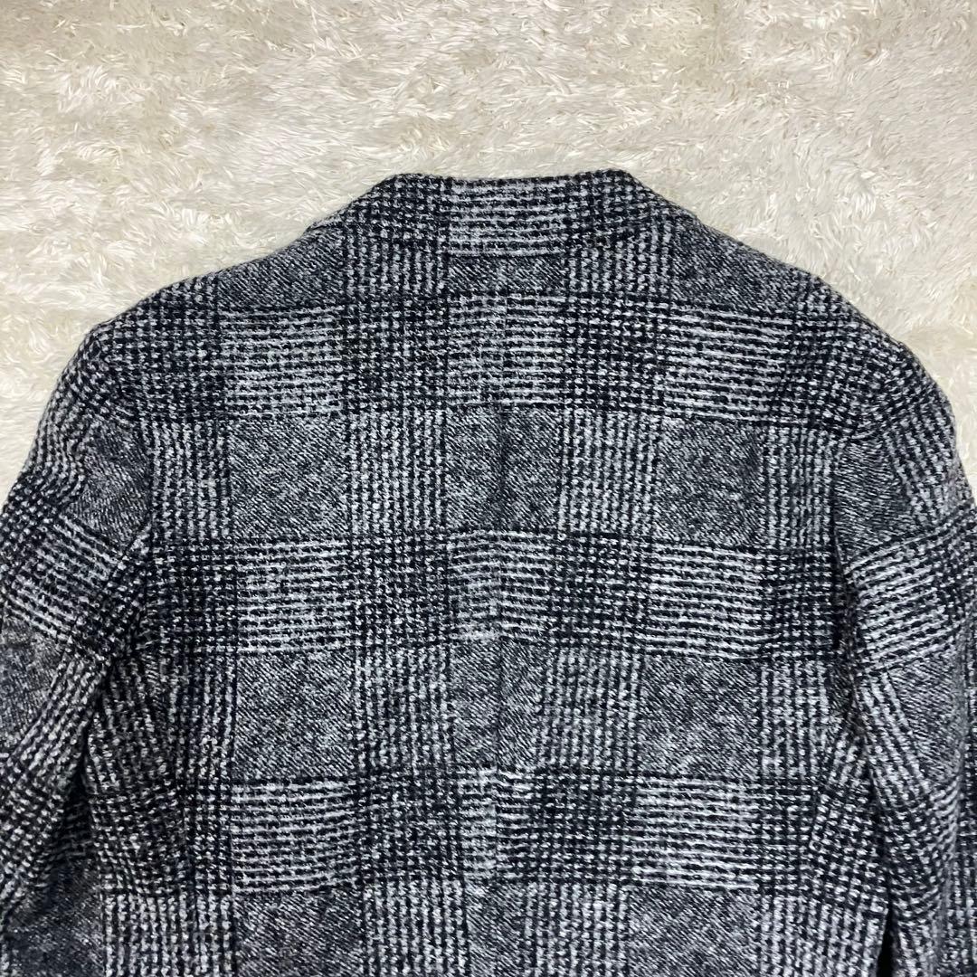 HUGO BOSS テーラードジャケット　チェック　秋冬　背抜き　2ボタン