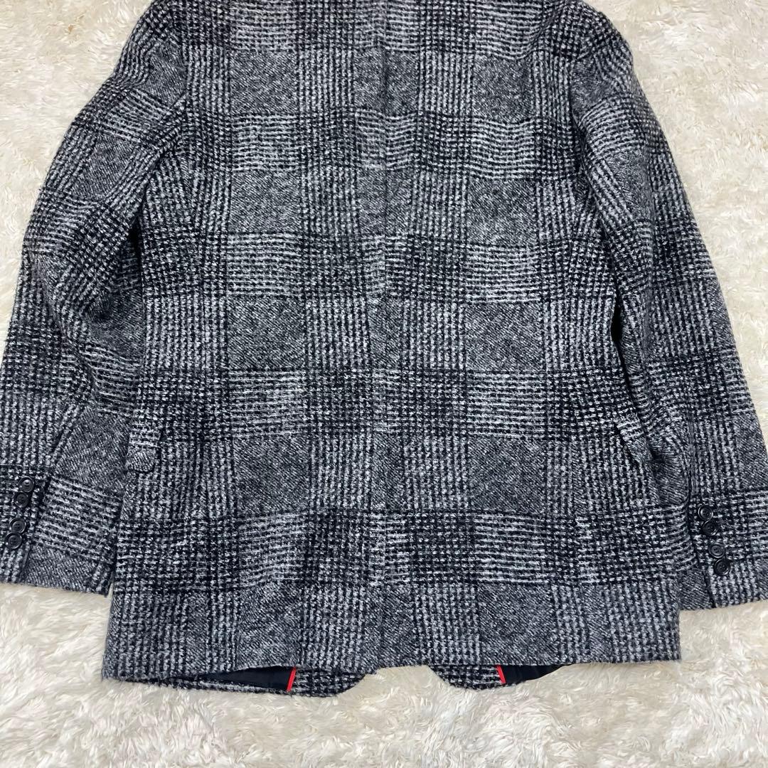 HUGO BOSS テーラードジャケット　チェック　秋冬　背抜き　2ボタン