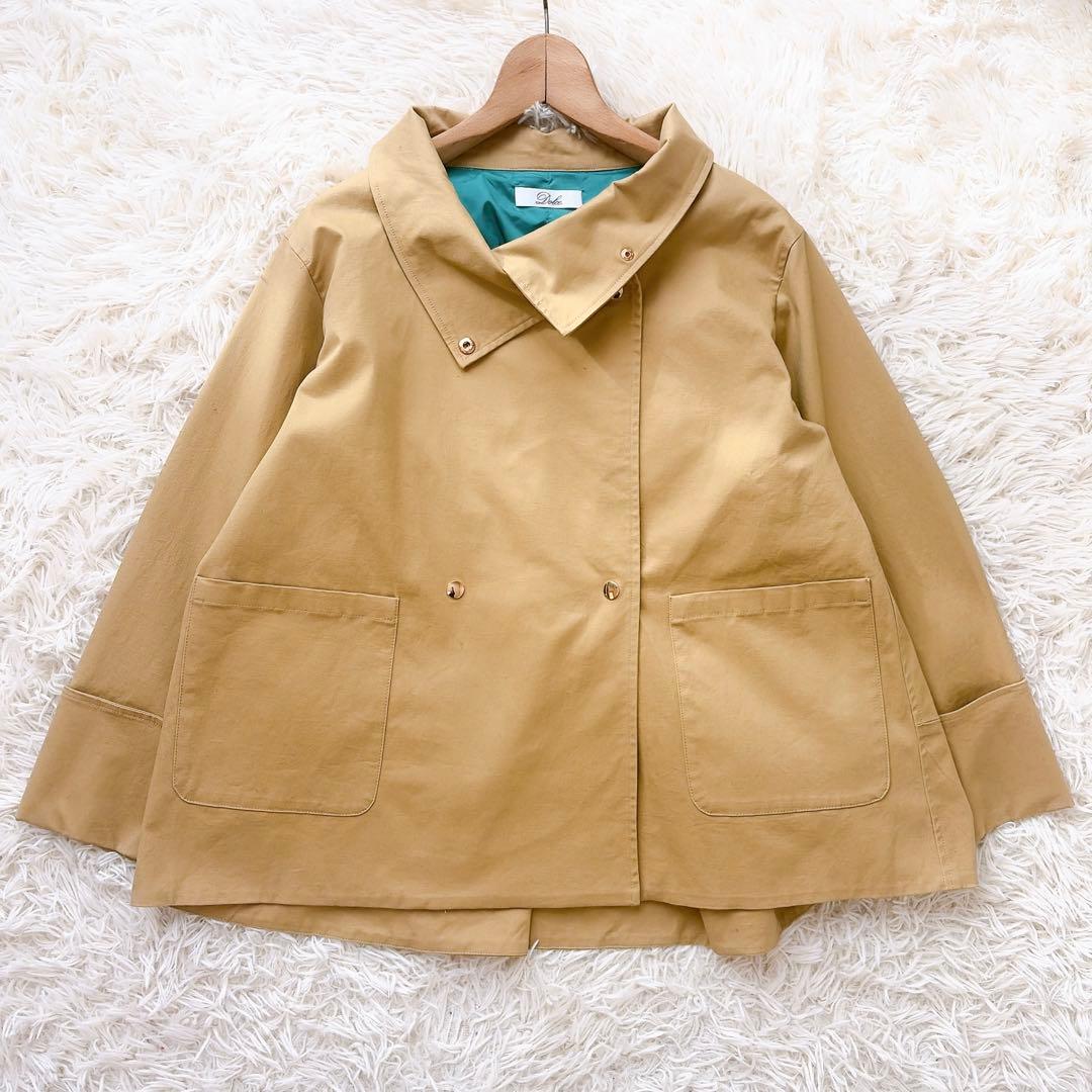 dolce メゾンドルチェ　ハーフトレンチコート　ベージュ　スプリングコート　春