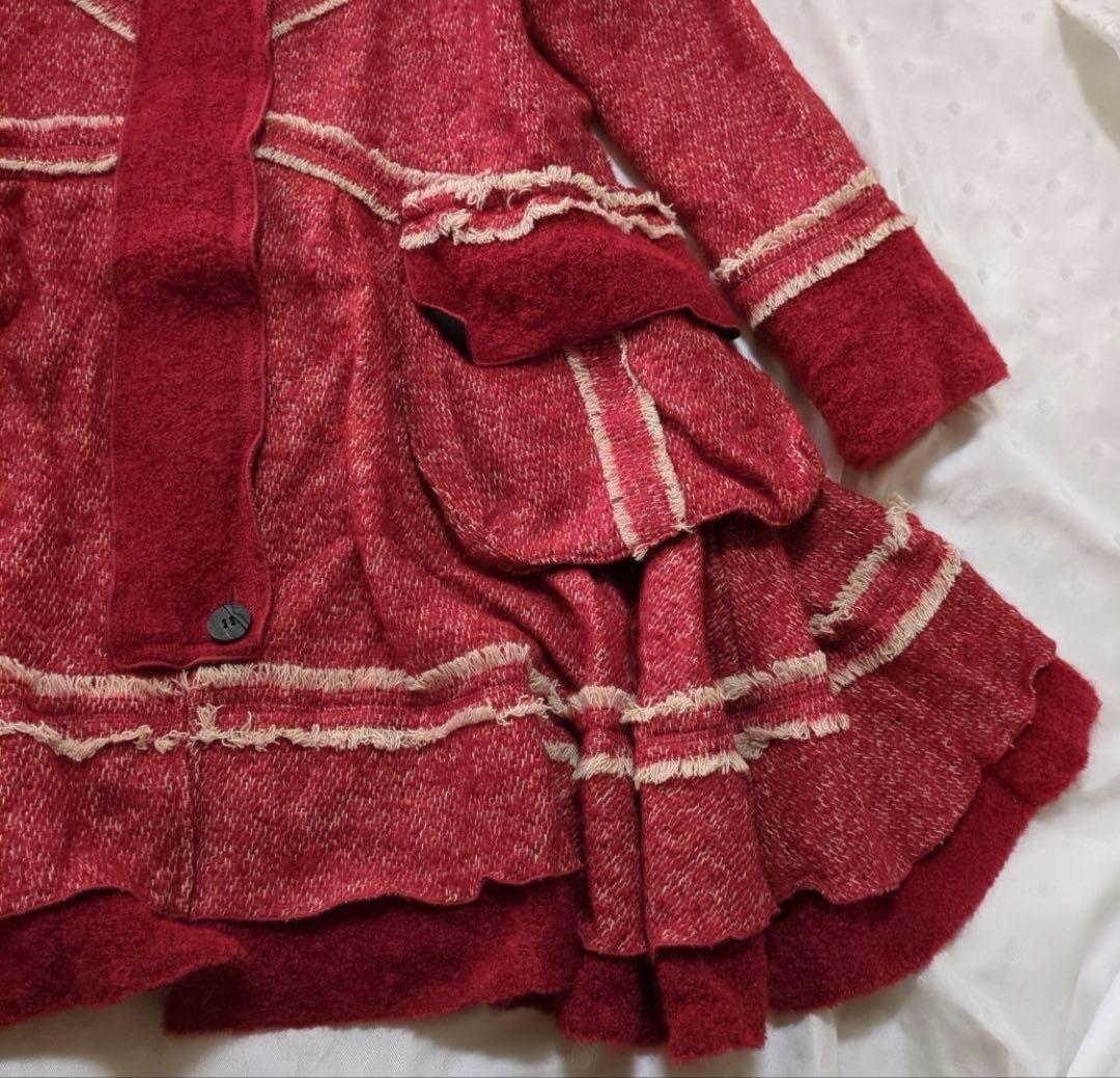 e*.様 《エイココンドウ》《ロングコート》《美品》《42》《アルパカ》《ウール