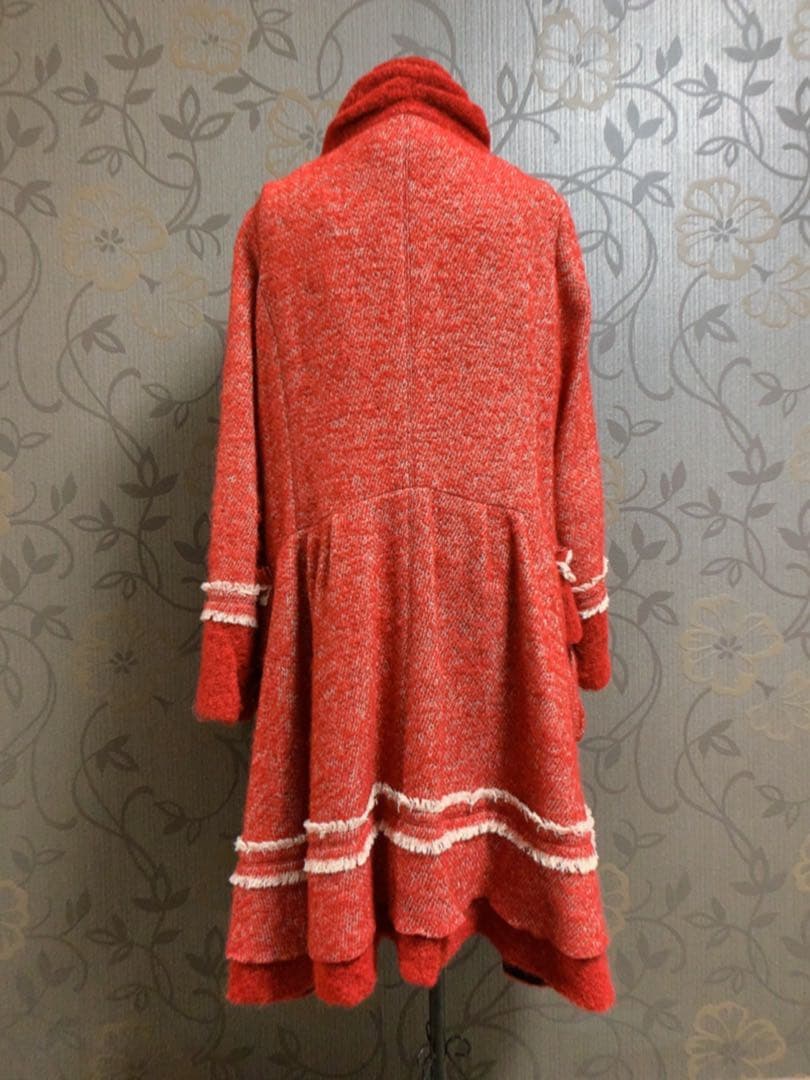 e*.様 《エイココンドウ》《ロングコート》《美品》《42》《アルパカ》《ウール