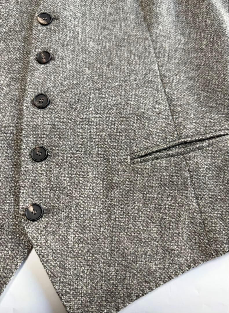 【美品】TAGLIATORE シルク混ジャケット＋ジレ 46イタリア製