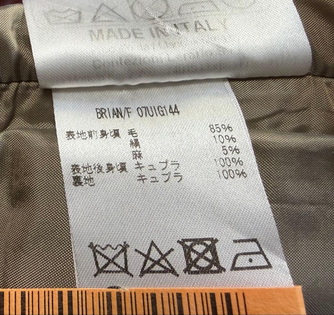 【美品】TAGLIATORE シルク混ジャケット＋ジレ 46イタリア製