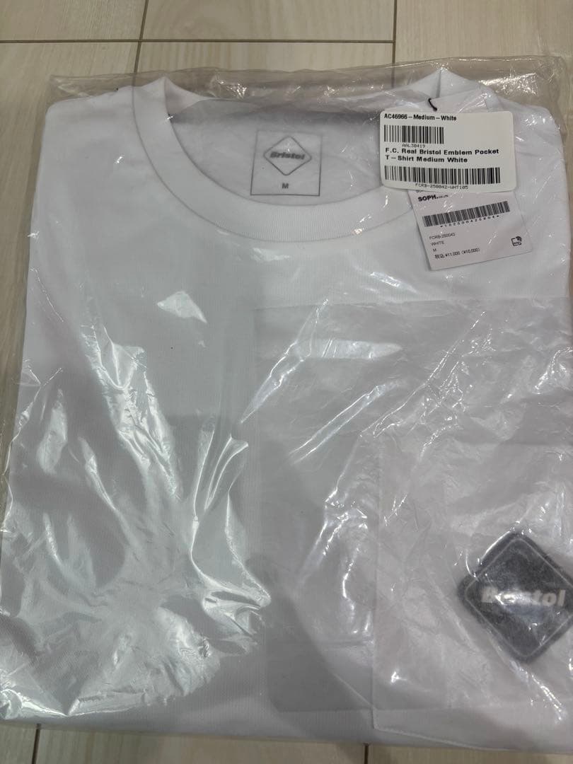 トップス F.C.R.B Real Bristol Emblem Pocket tee M