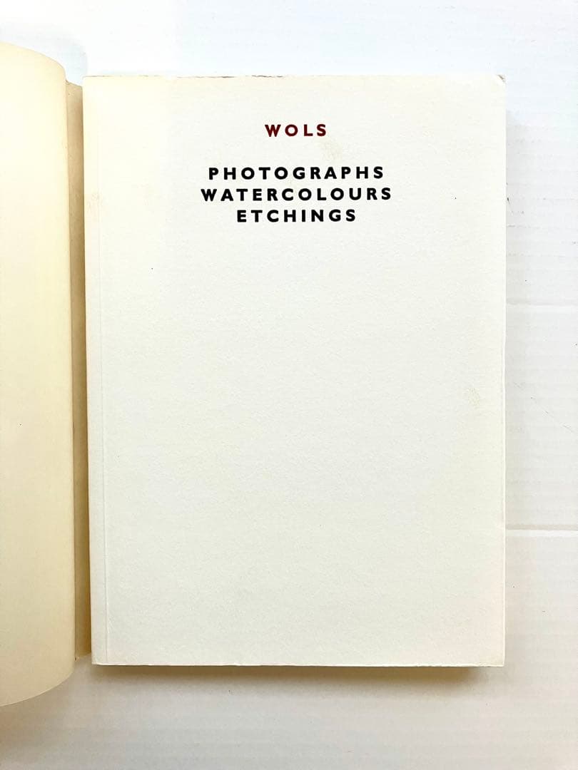 アート・デザイン・音楽 WOLS PHOTOGRAPHS WATERCOLOURS ETCHINGS
