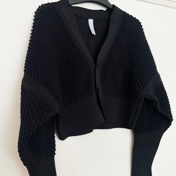 CFCL カーディガン LATTICE CROPPED CARDIGAN