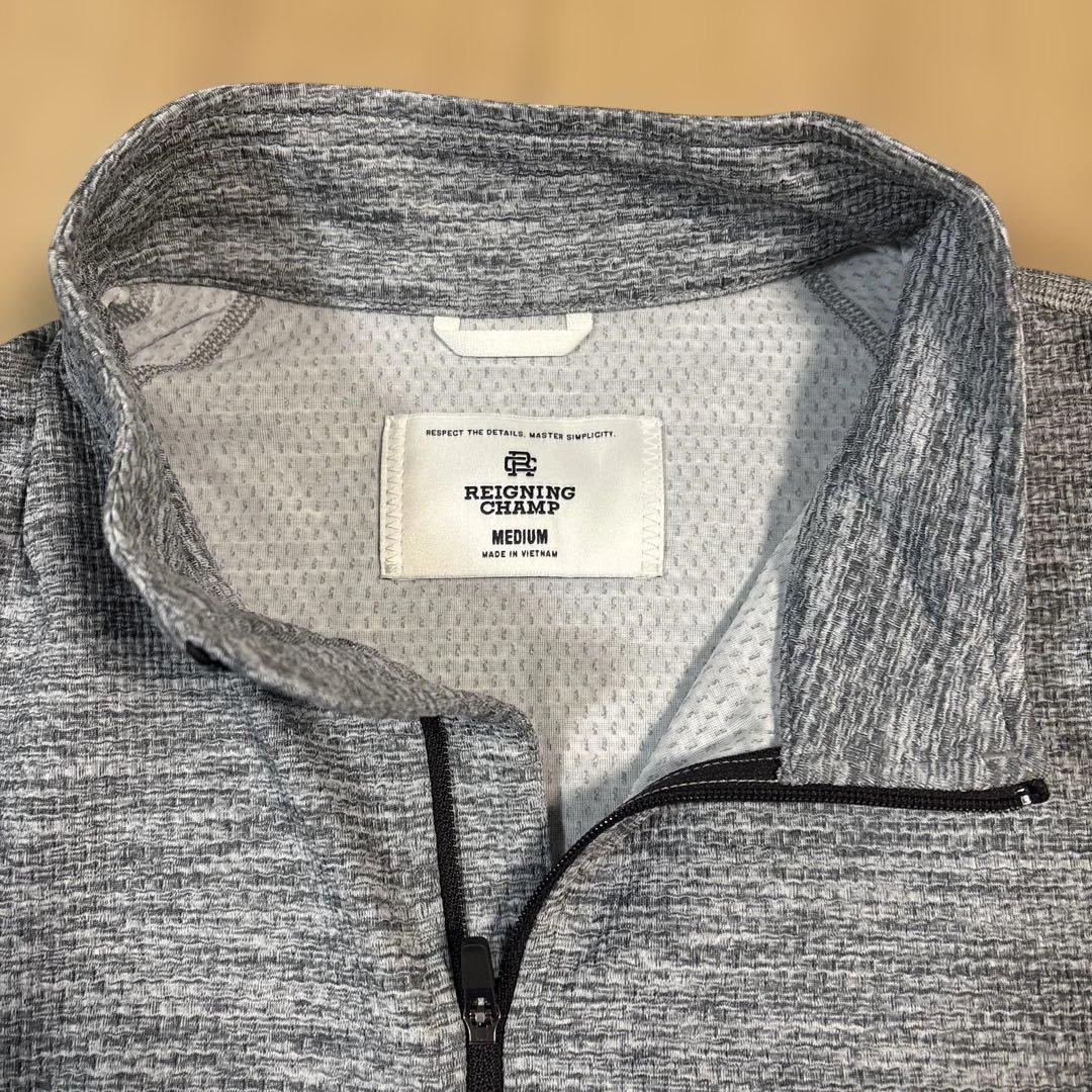 REIGNING CHAMP ハーフジップ トレーニングトップス M