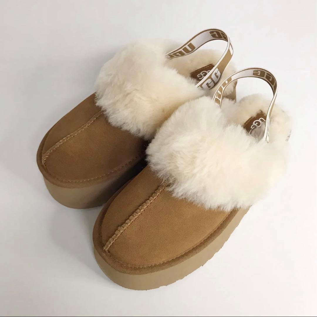 そな UGG FUNKETTE ファンケット 24cm チェスナット