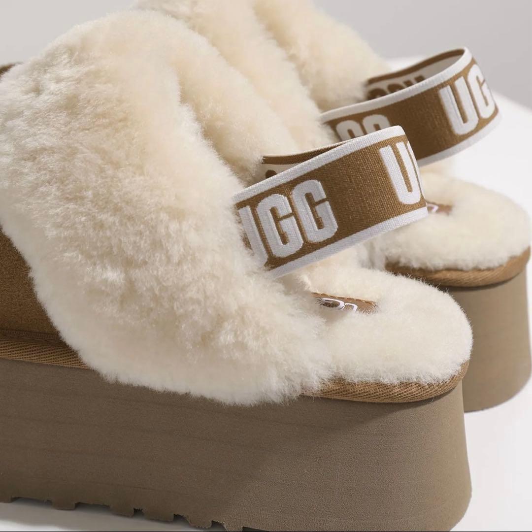 そな UGG FUNKETTE ファンケット 24cm チェスナット