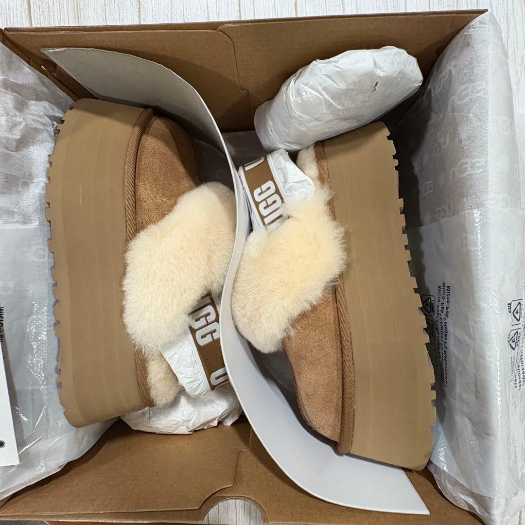 そな UGG FUNKETTE ファンケット 24cm チェスナット