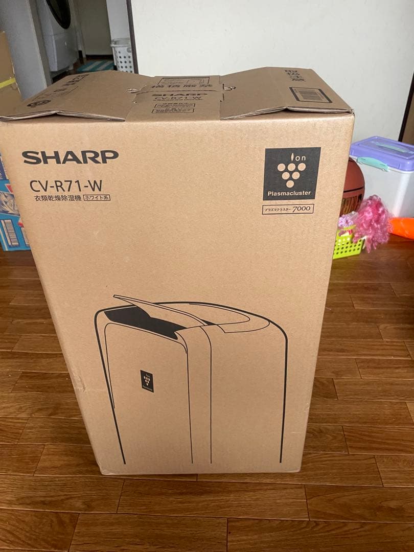 シャープ 衣類乾燥 除湿機 CV-R71-W