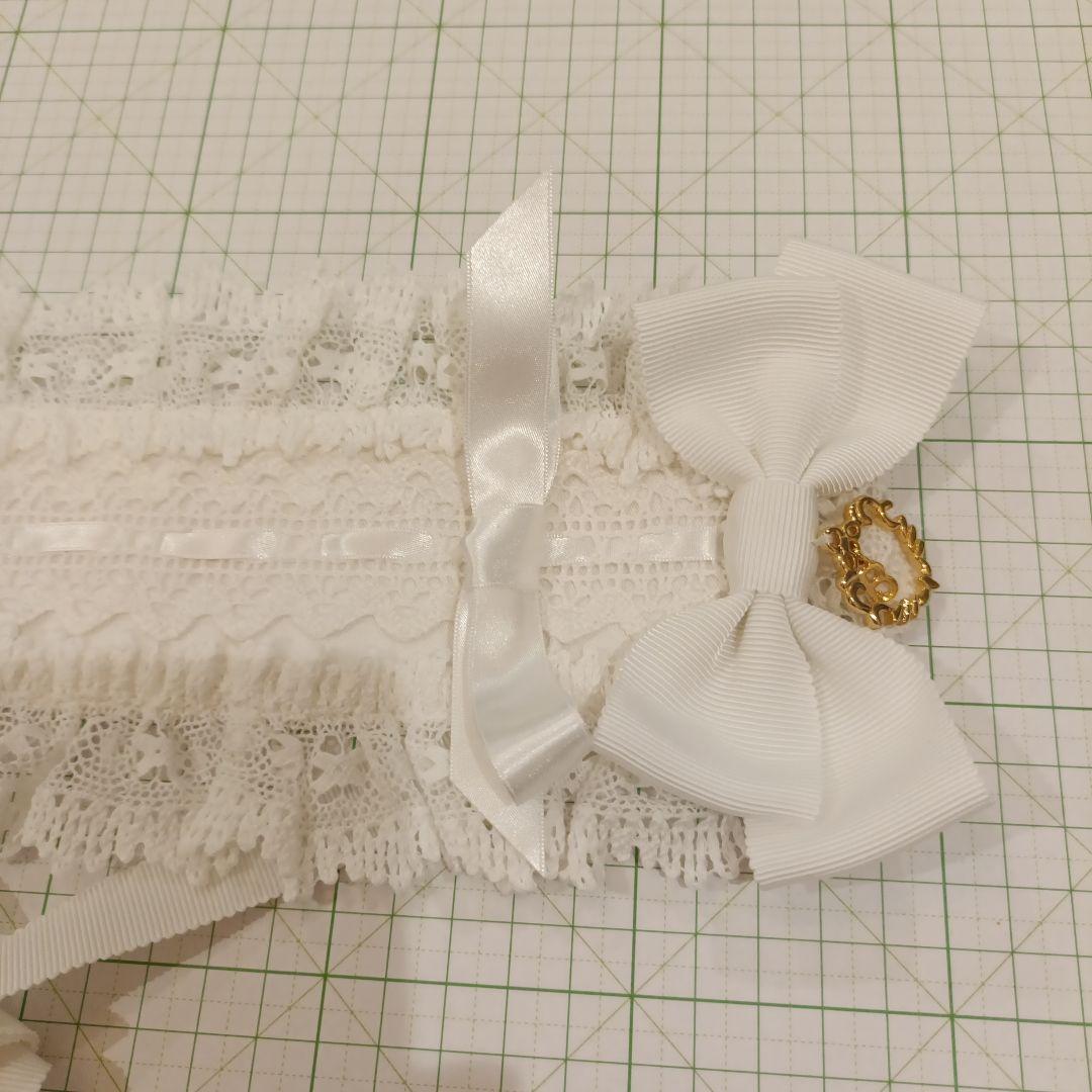 BABY　プリンセスドロップヘッドドレス　白