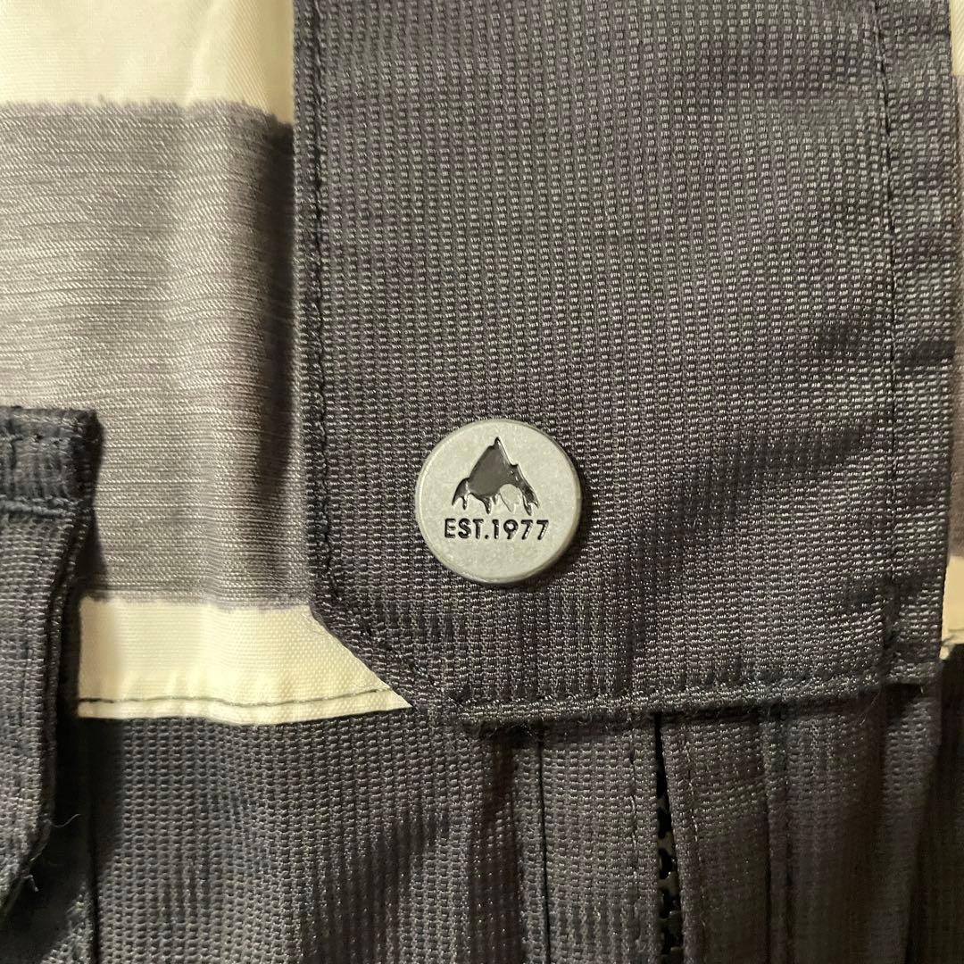 Burtonバートンスキーウェアスノーボードジャケットパーカーフード黒ブラック白