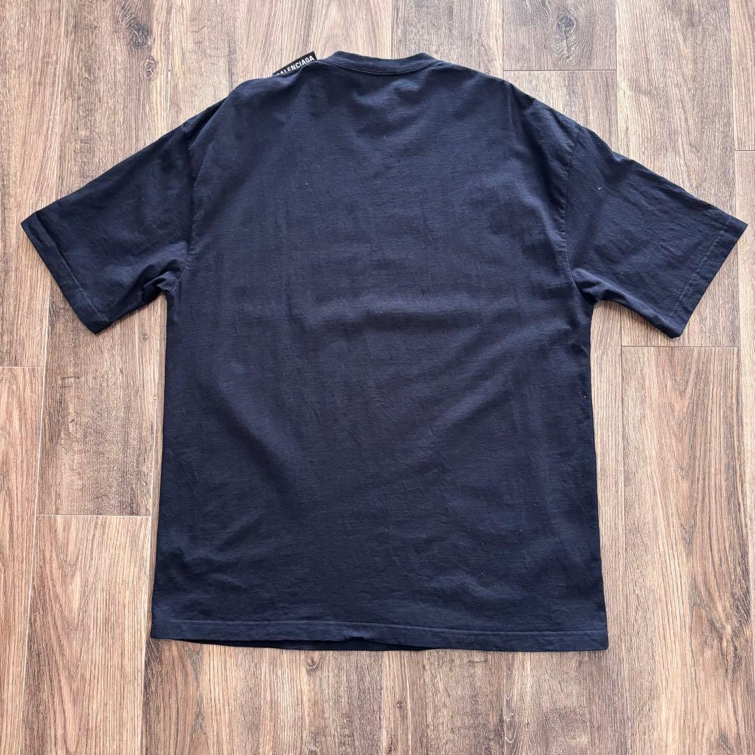 BALENCIAGA バレンシアガ　ショルダータグTシャツ