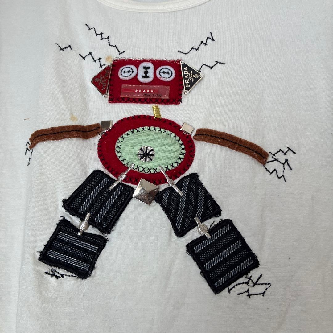 PRADA ロボット刺繍 Tシャツ