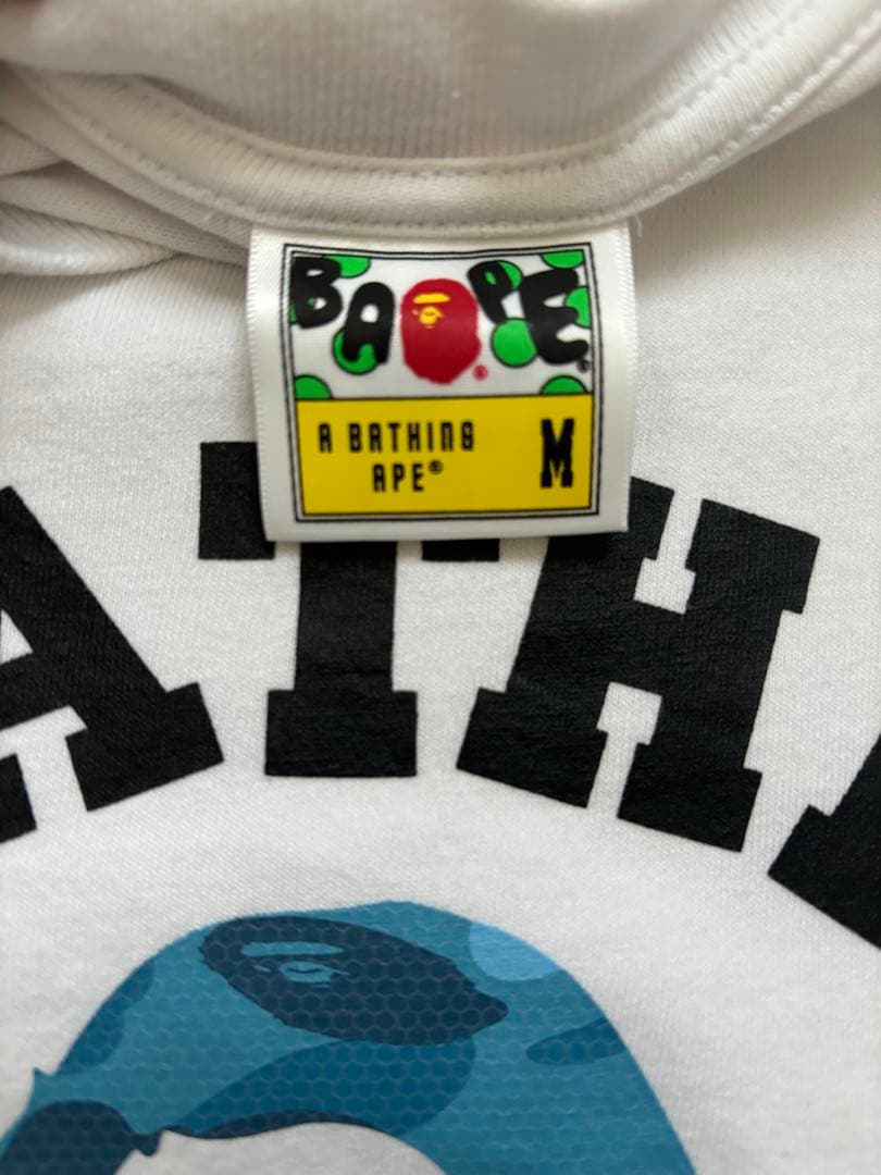 A BATHING APE ホワイト Tシャツ Mサイズ