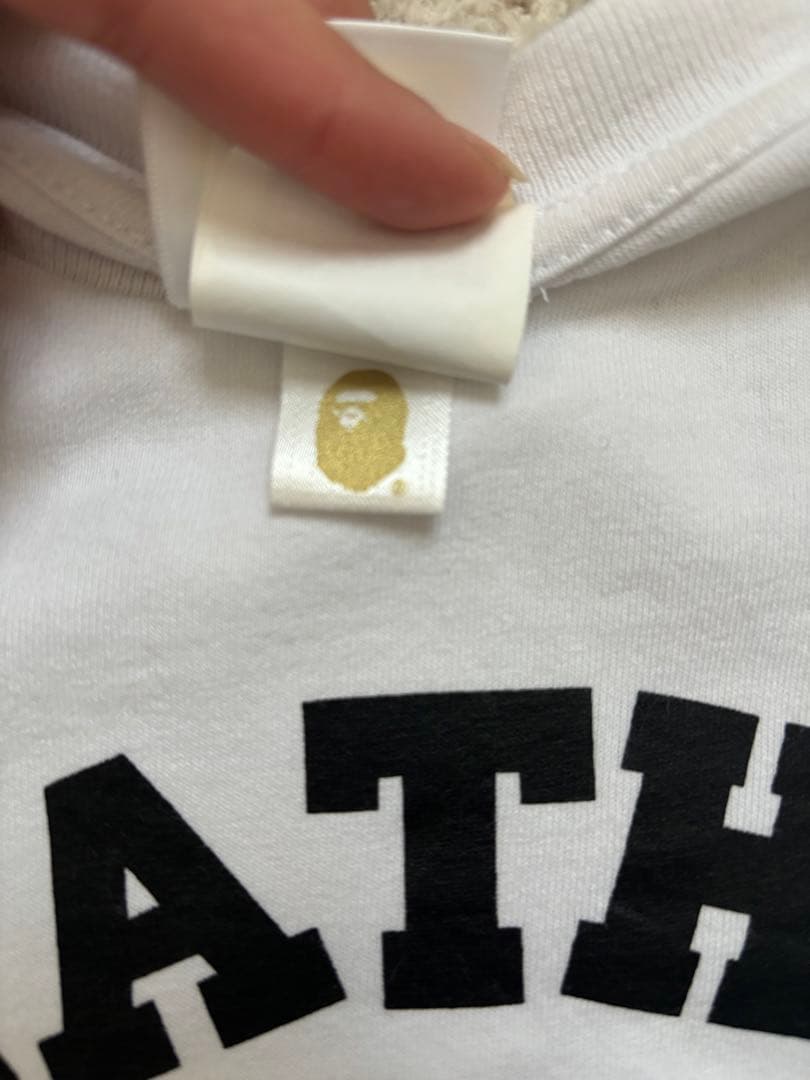 A BATHING APE ホワイト Tシャツ Mサイズ