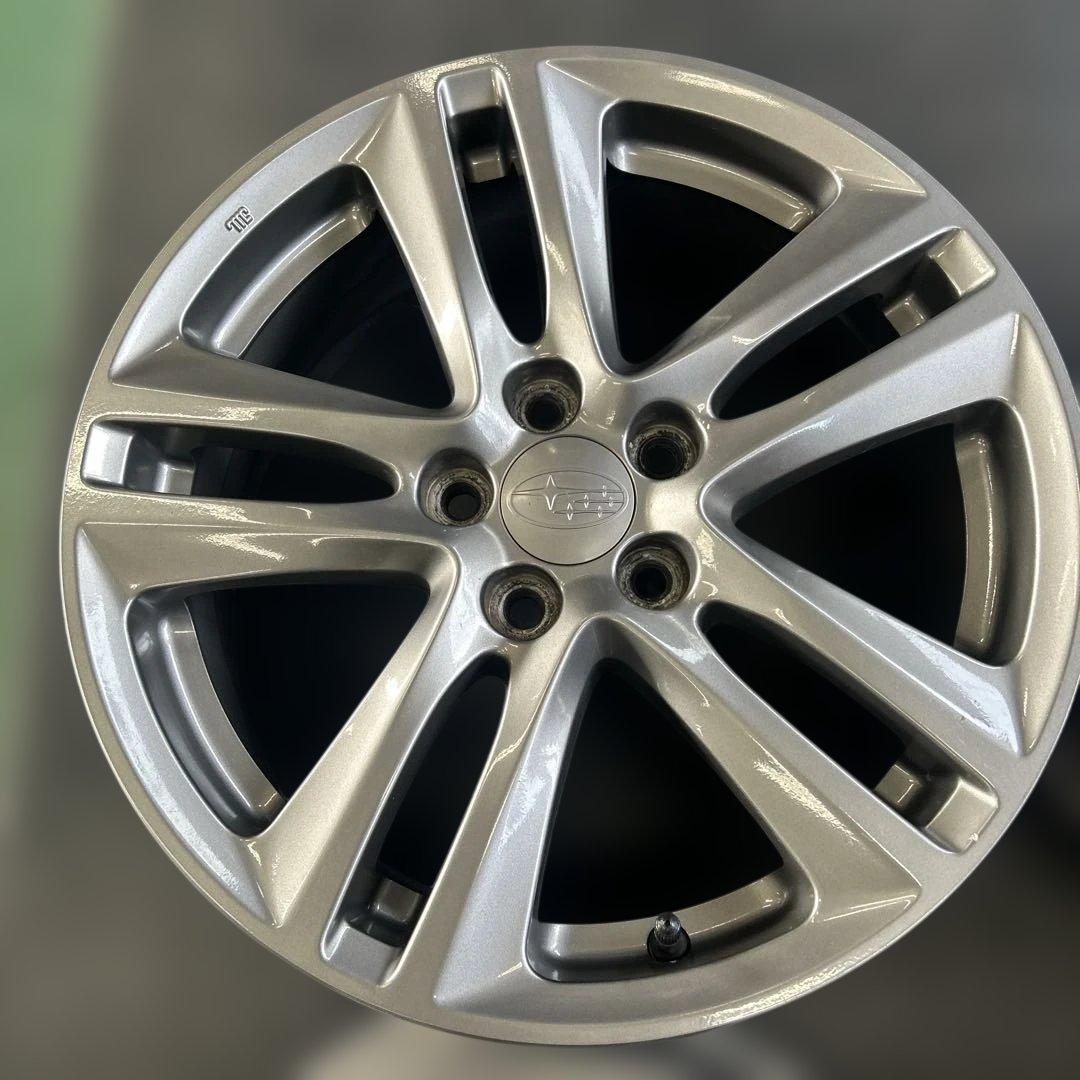 中古アルミ16x6.5スバル純正アルミ4本セット レガシィ、インプレッサなどに