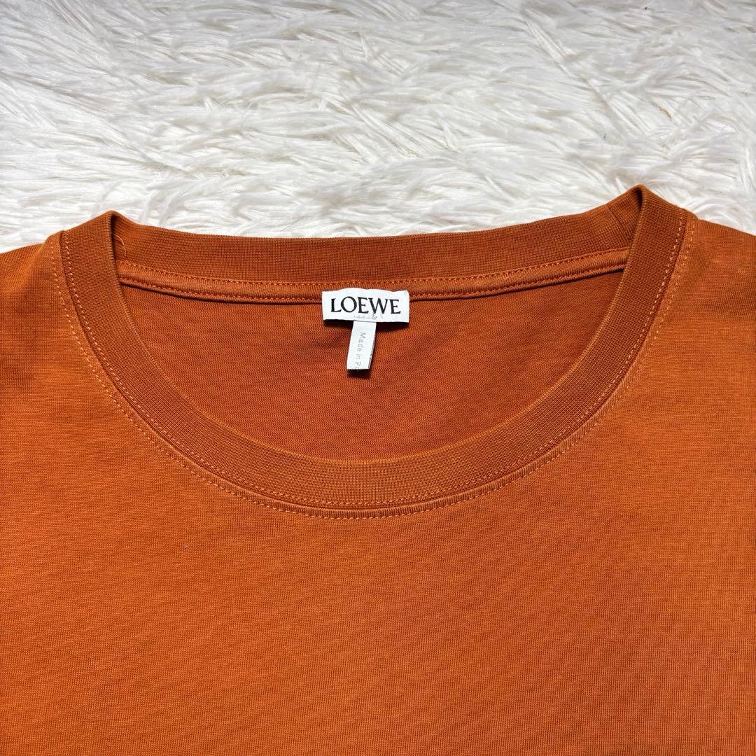 極美品　LOEWE ロエベ　Tシャツ　半袖　ロゴ　ブラウン　Lサイズ　専用