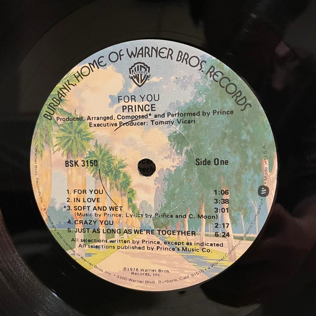 【超希少USプロモ盤】 PRINCE - For You プリンス レコード