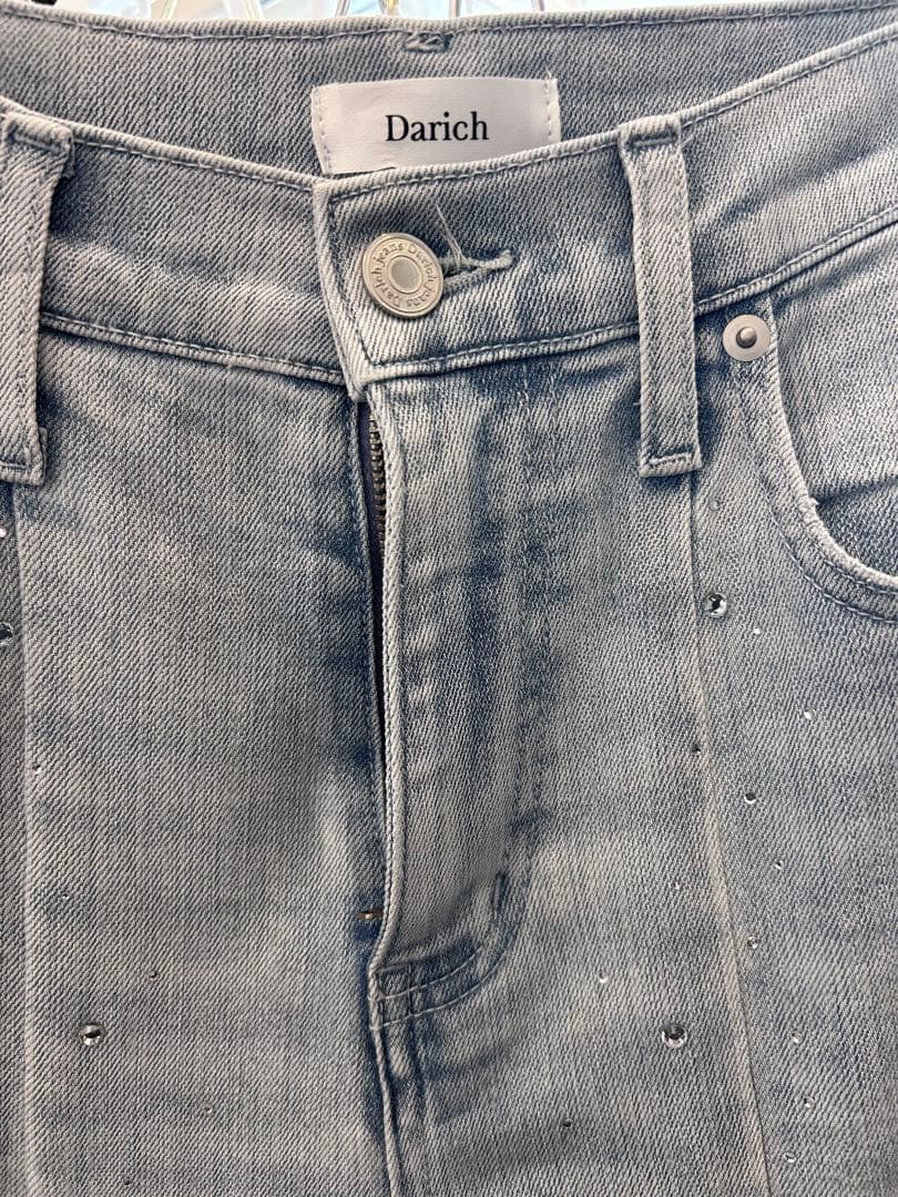♡*♡様 Darich ドロップビジューフレアデニムパンツ Mサイズ