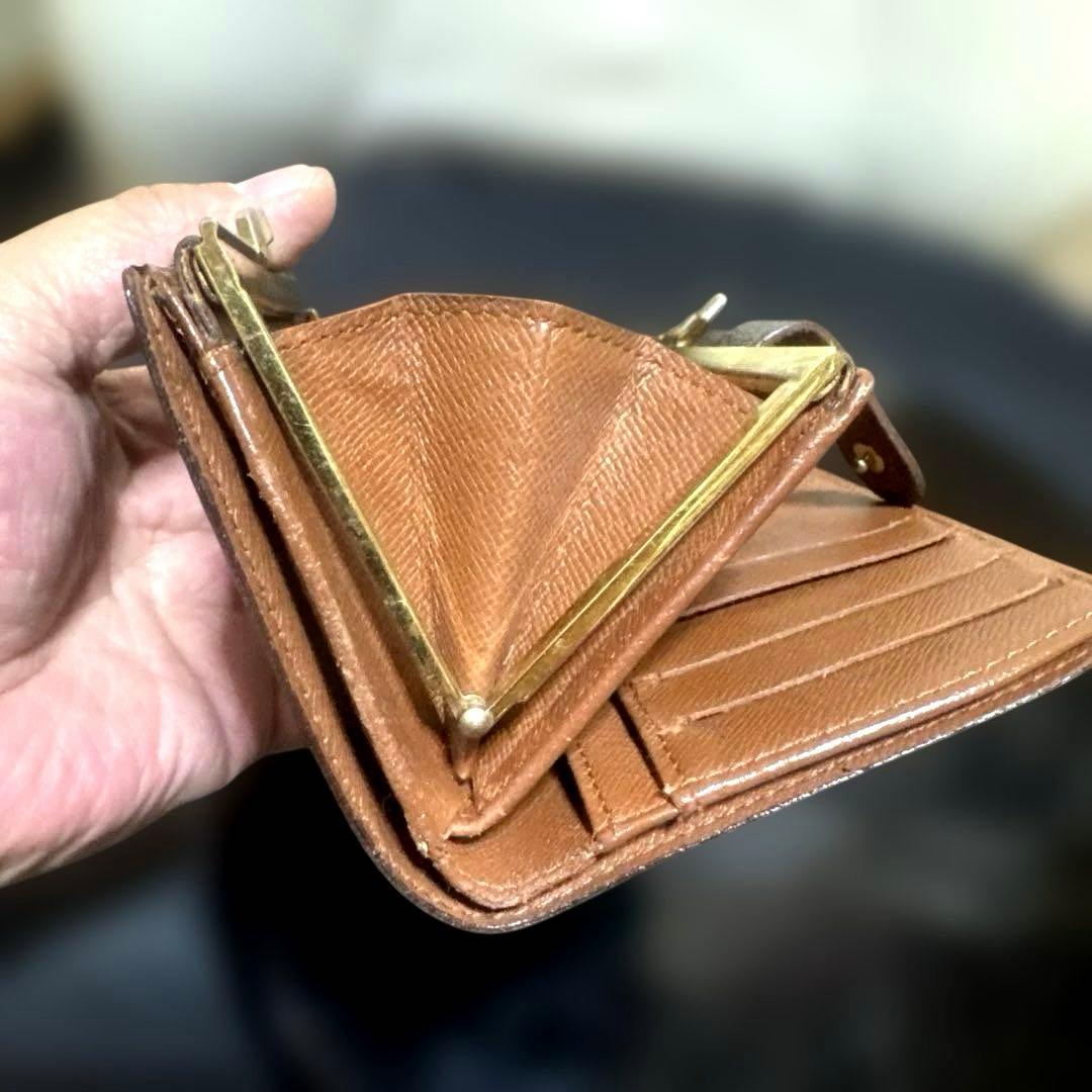 ⑩☆在庫SALE/優良品♪モノグラム がま口 財布
